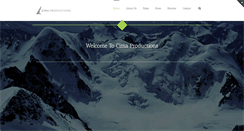 Desktop Screenshot of cimaproductions.com